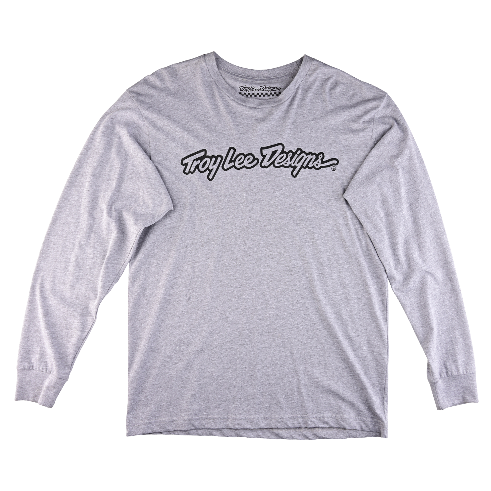Long Sleeve Tee Signature Heather Gray – Troy Lee Designs