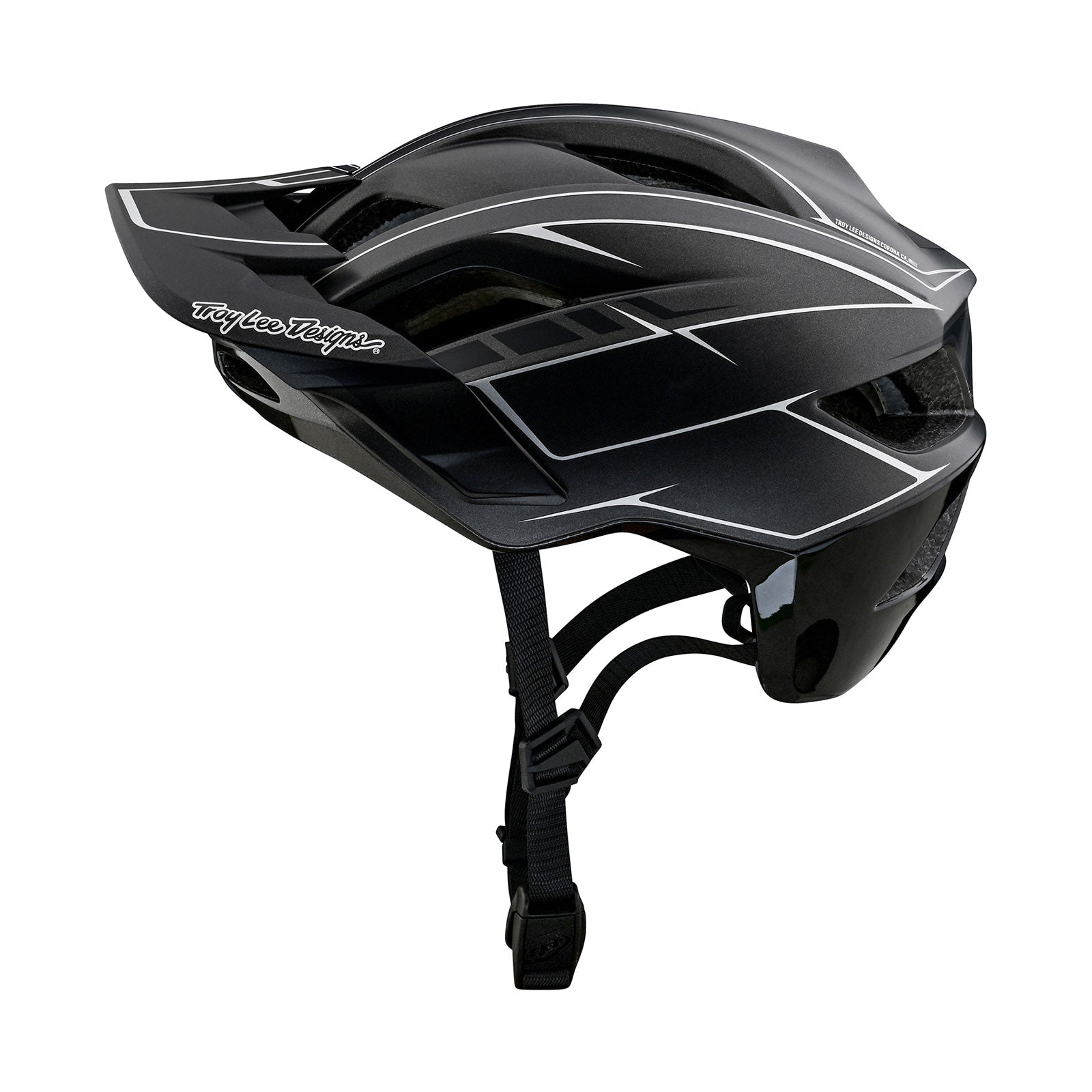 Flowline SE Helmet Pinstripe Charcoal / Black – Troy Lee Designs
