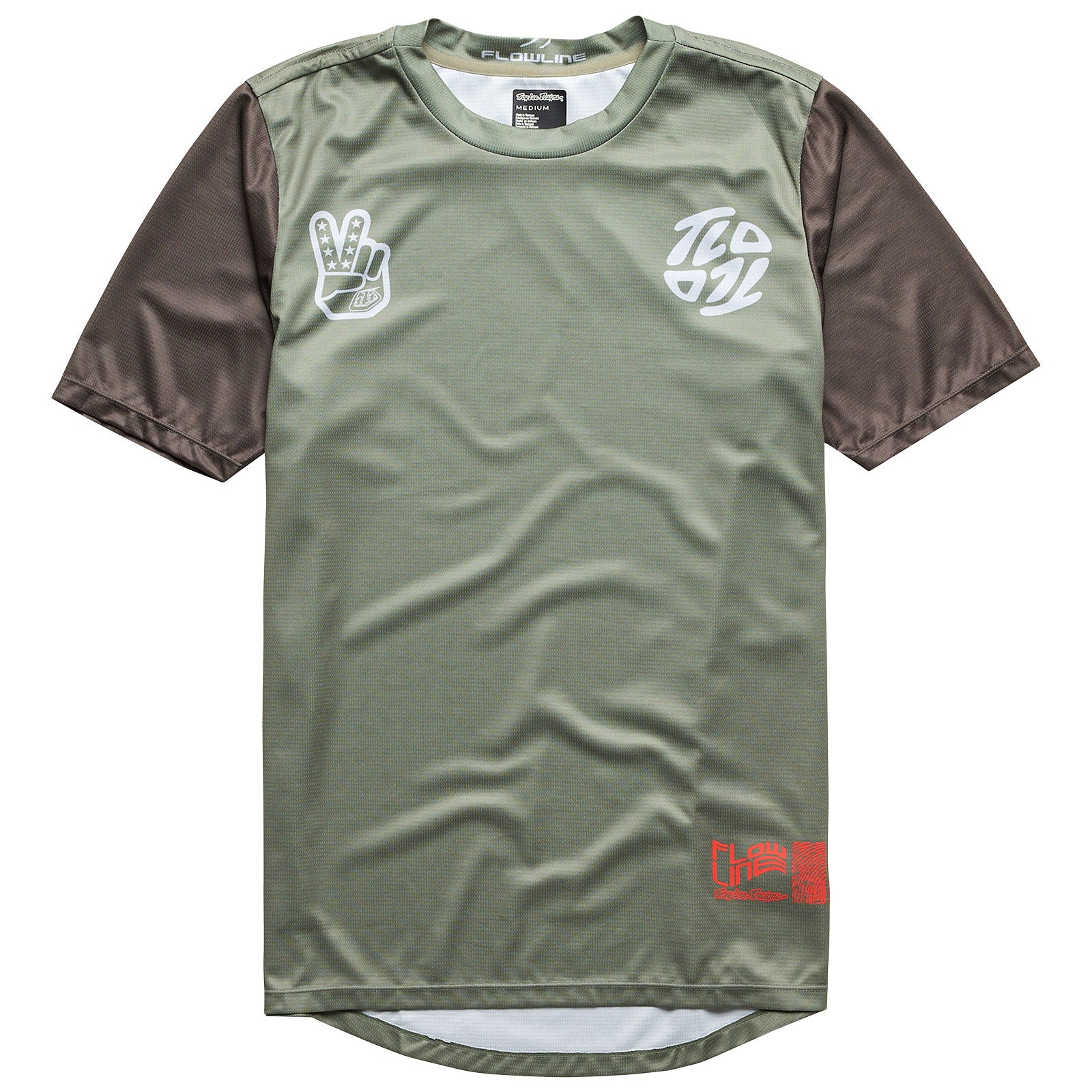 Flowline SS Jersey Flipped Olive – Troy Lee Designs