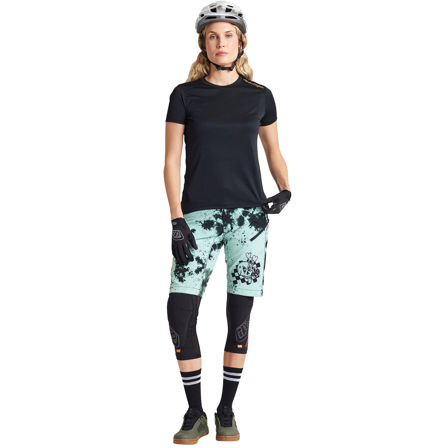 Womens Lilium SS Jersey Solid Black