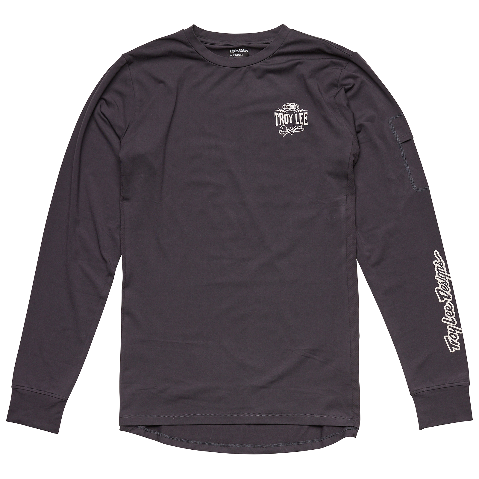 Ruckus Long Sleeve Ride Tee Bolts Carbon – Troy Lee Designs