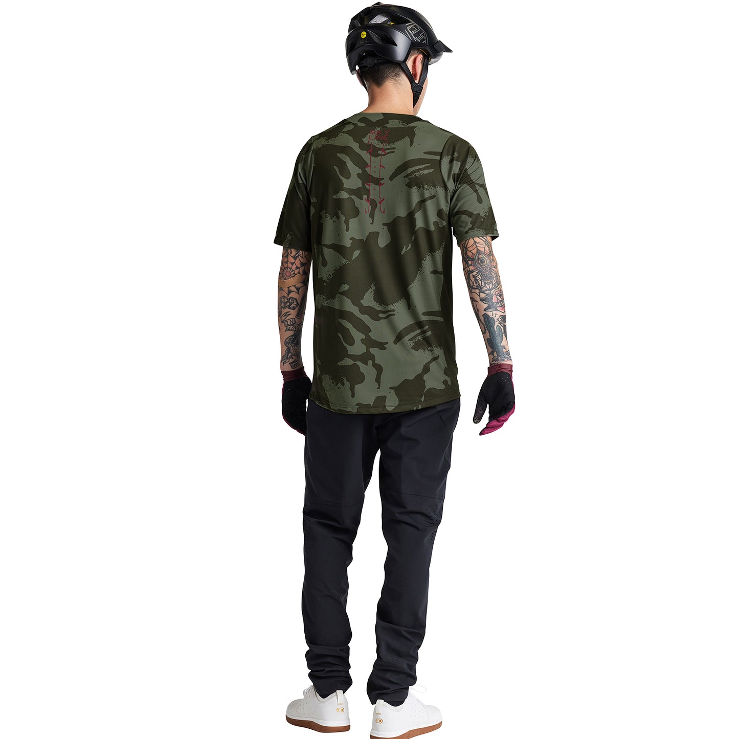 Skyline SS Jersey Shadow Camo Olive