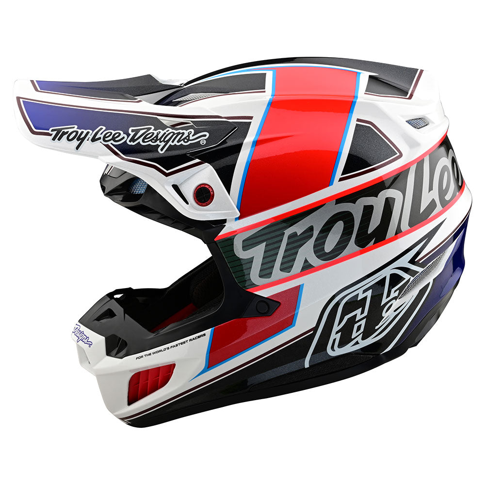 SE5 Composite Helmet Team White / Black – Troy Lee Designs