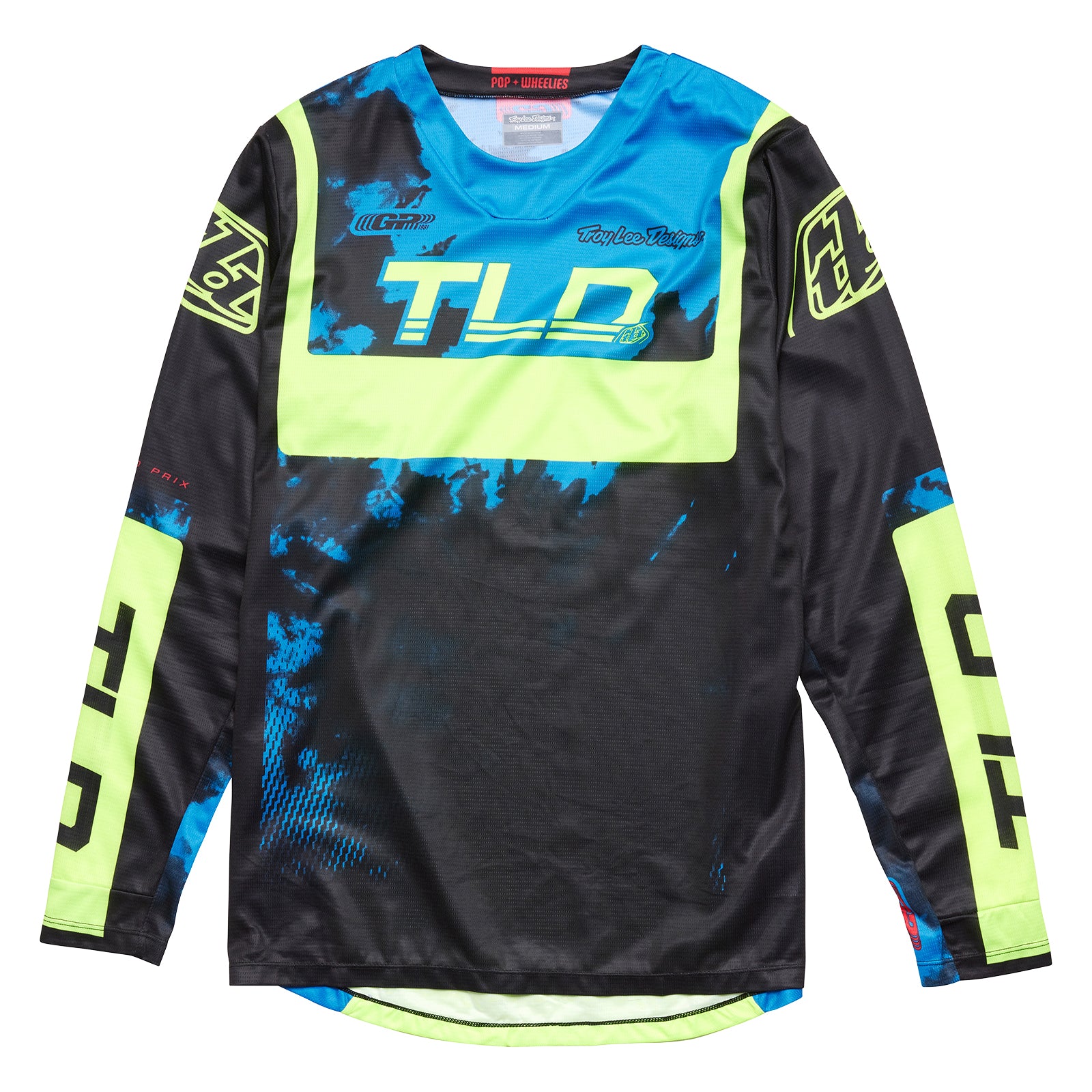Youth GP Jersey Astro Black / Yellow – Troy Lee Designs