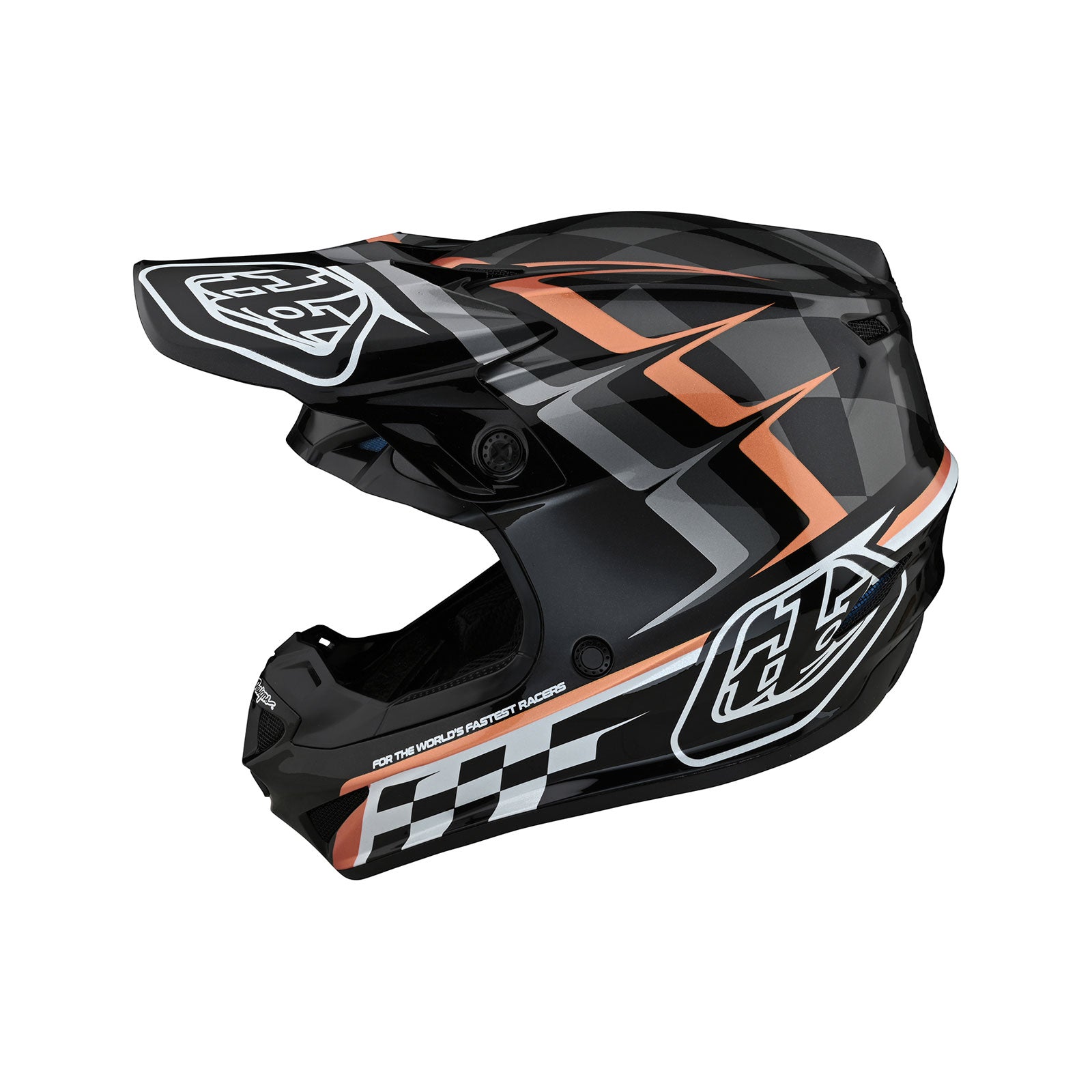 SE4 Polyacrylite Helmet Warped Black / Copper – Troy Lee Designs