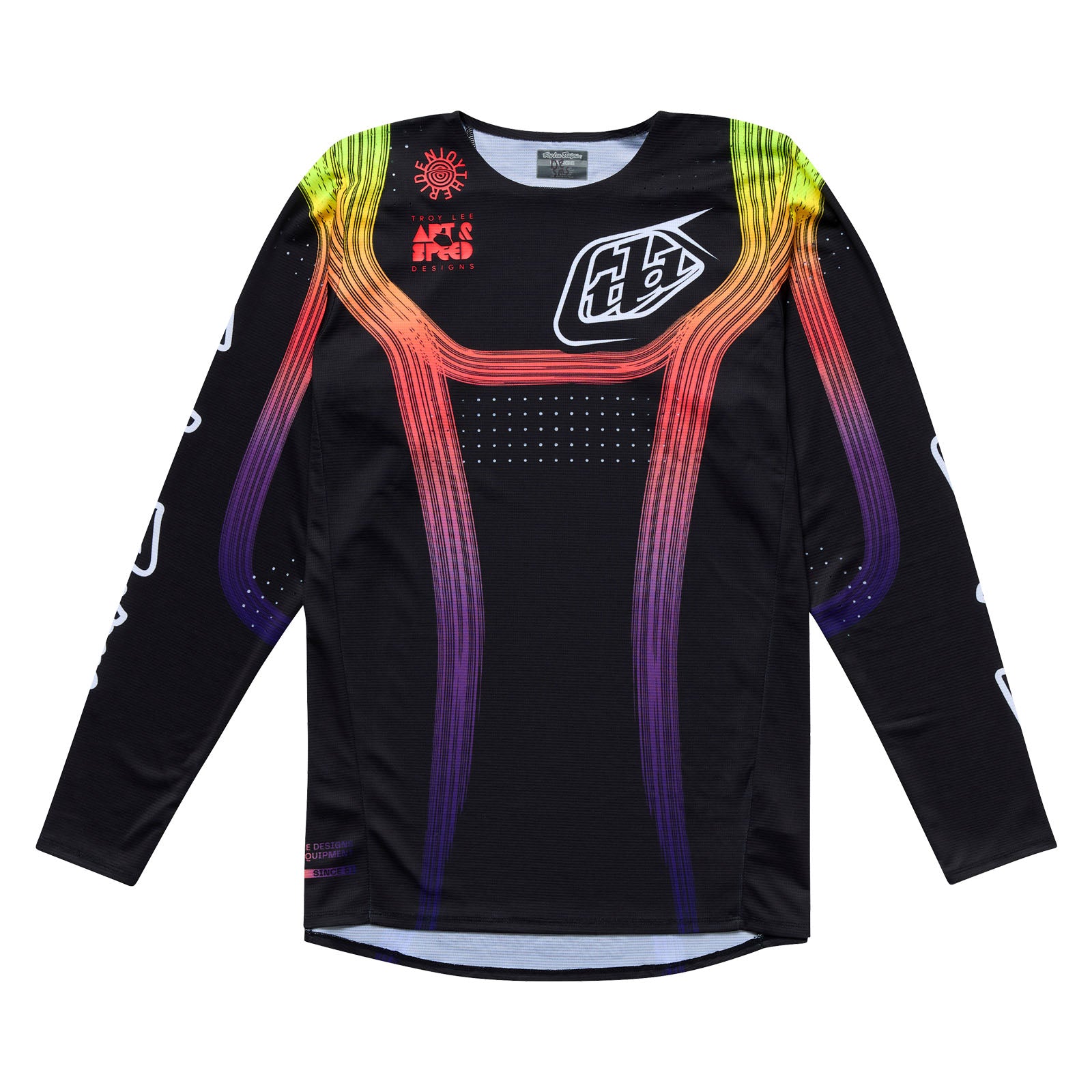 SE Pro Jersey Stripes Black / Multi – Troy Lee Designs