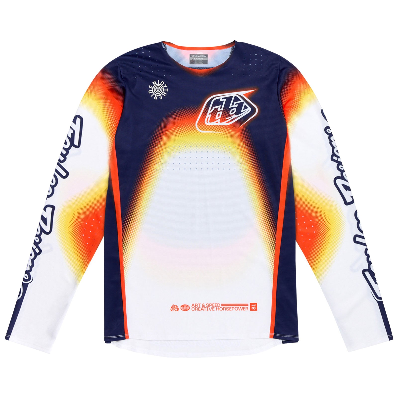 SE Pro Jersey Array White / Navy – Troy Lee Designs