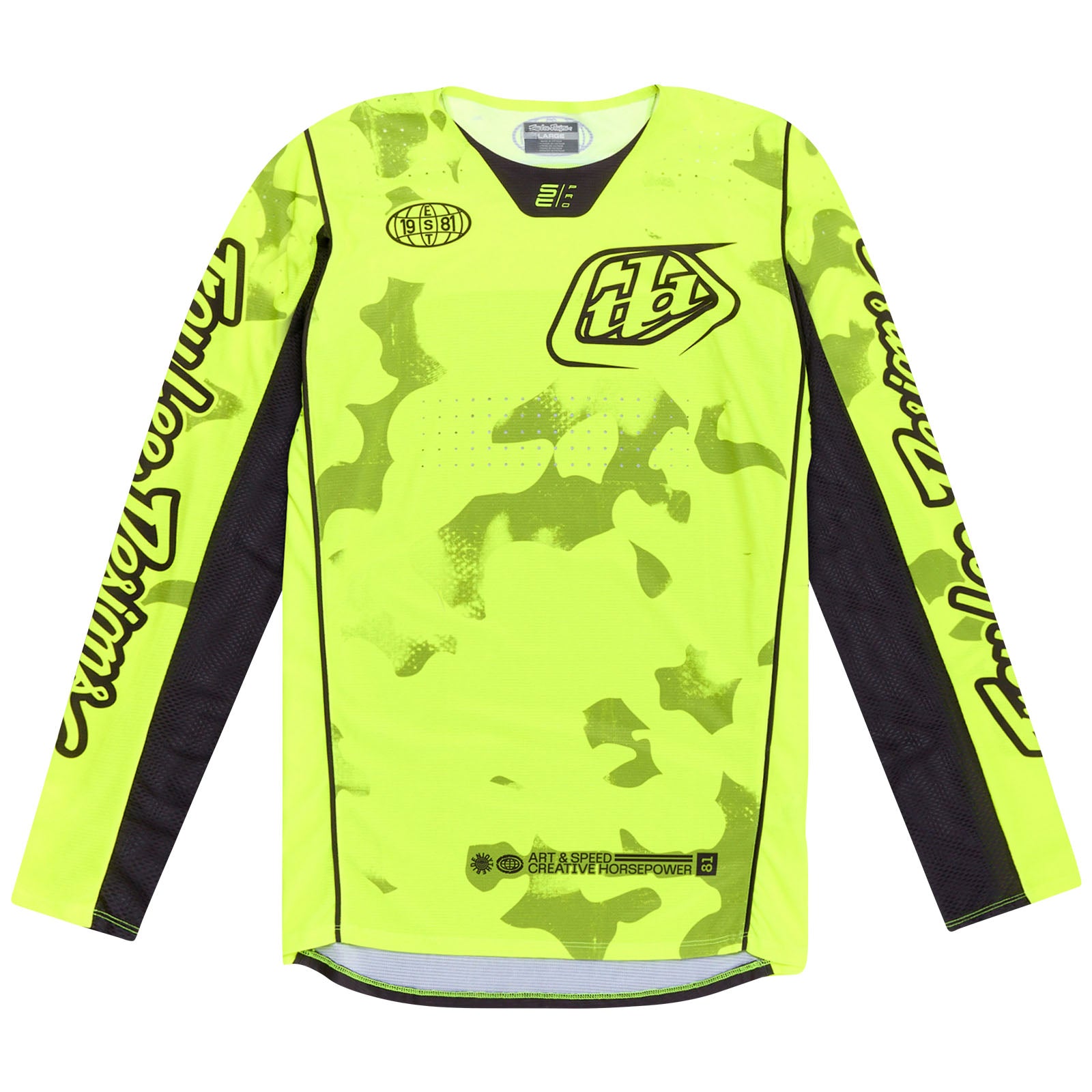 SE Pro Jersey Blotted Flo Yellow – Troy Lee Designs