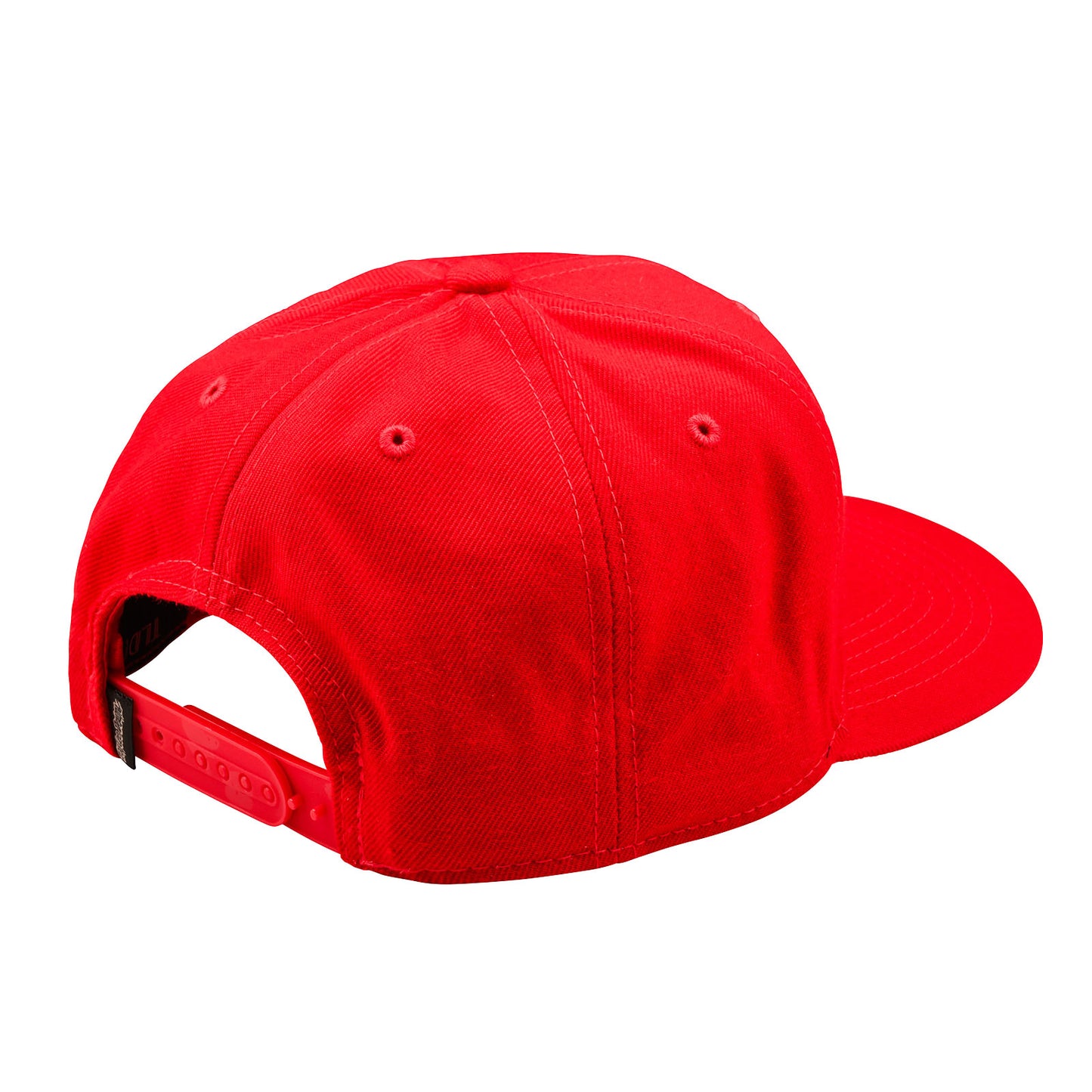 Curved Snapback Hat Badge Team Red