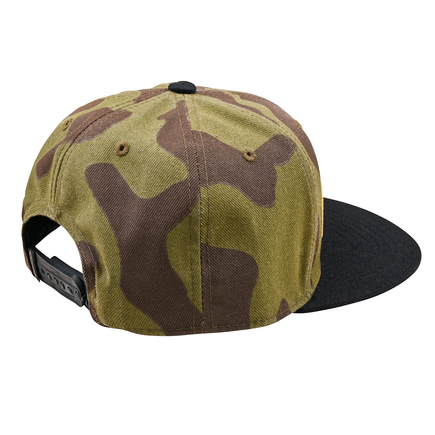 Flat Bill Snapback Fade Out Olive Camo