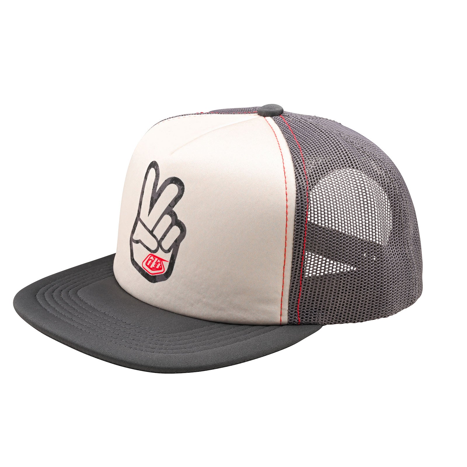 Trucker Snapback Peace Out Vintage White Carbon – Troy Lee Designs
