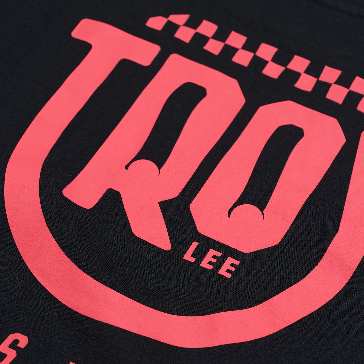 Womens Short Sleeve Tee Smiley Black