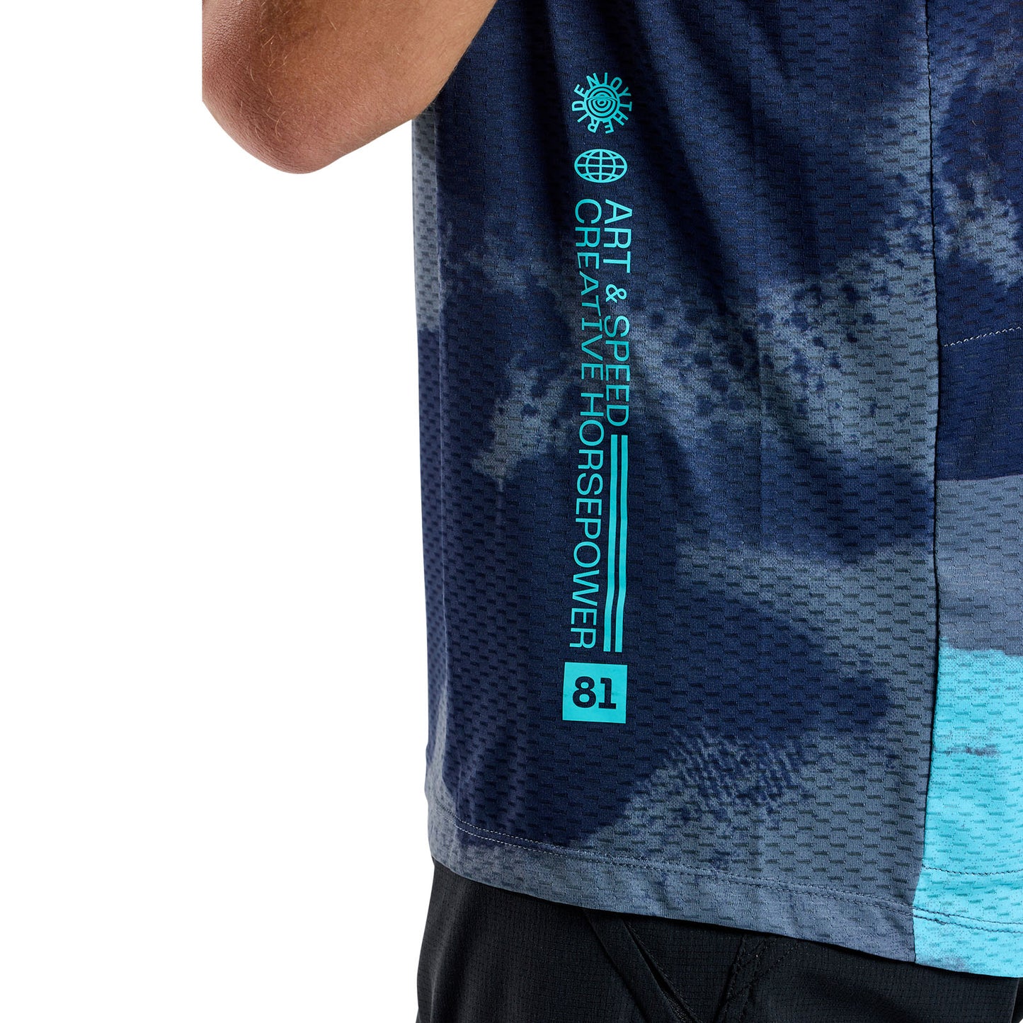 Skyline Air Short Sleeve Jersey Flared Steel