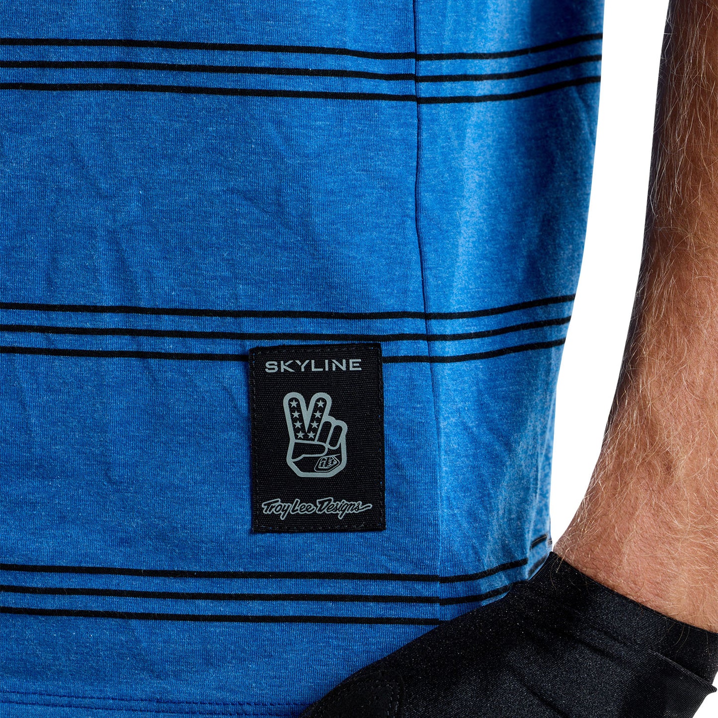 Skyline Short Sleeve Ride Tee Washed Out Cobalt