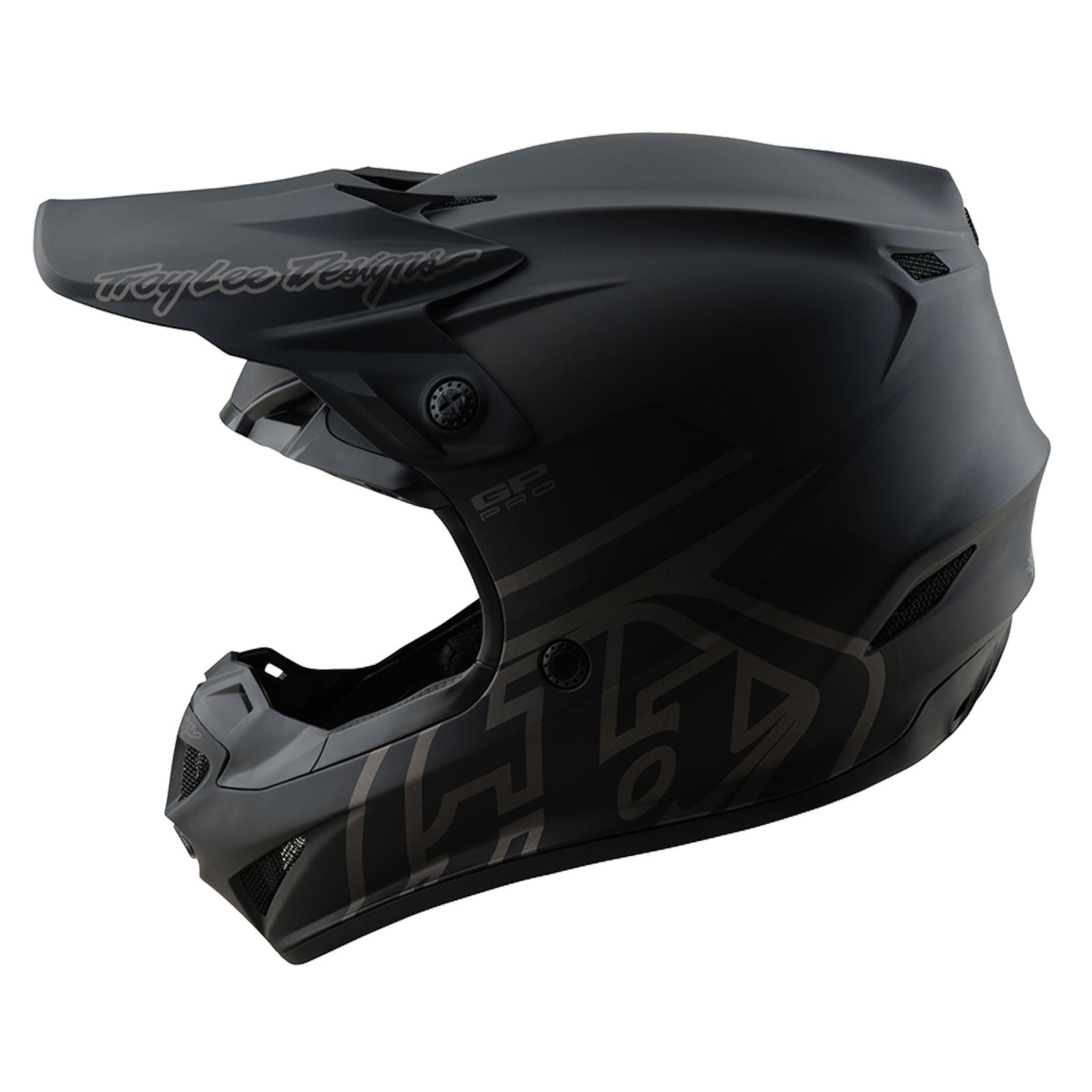 GP Pro Helmet Mono Black – Troy Lee Designs - Main Image