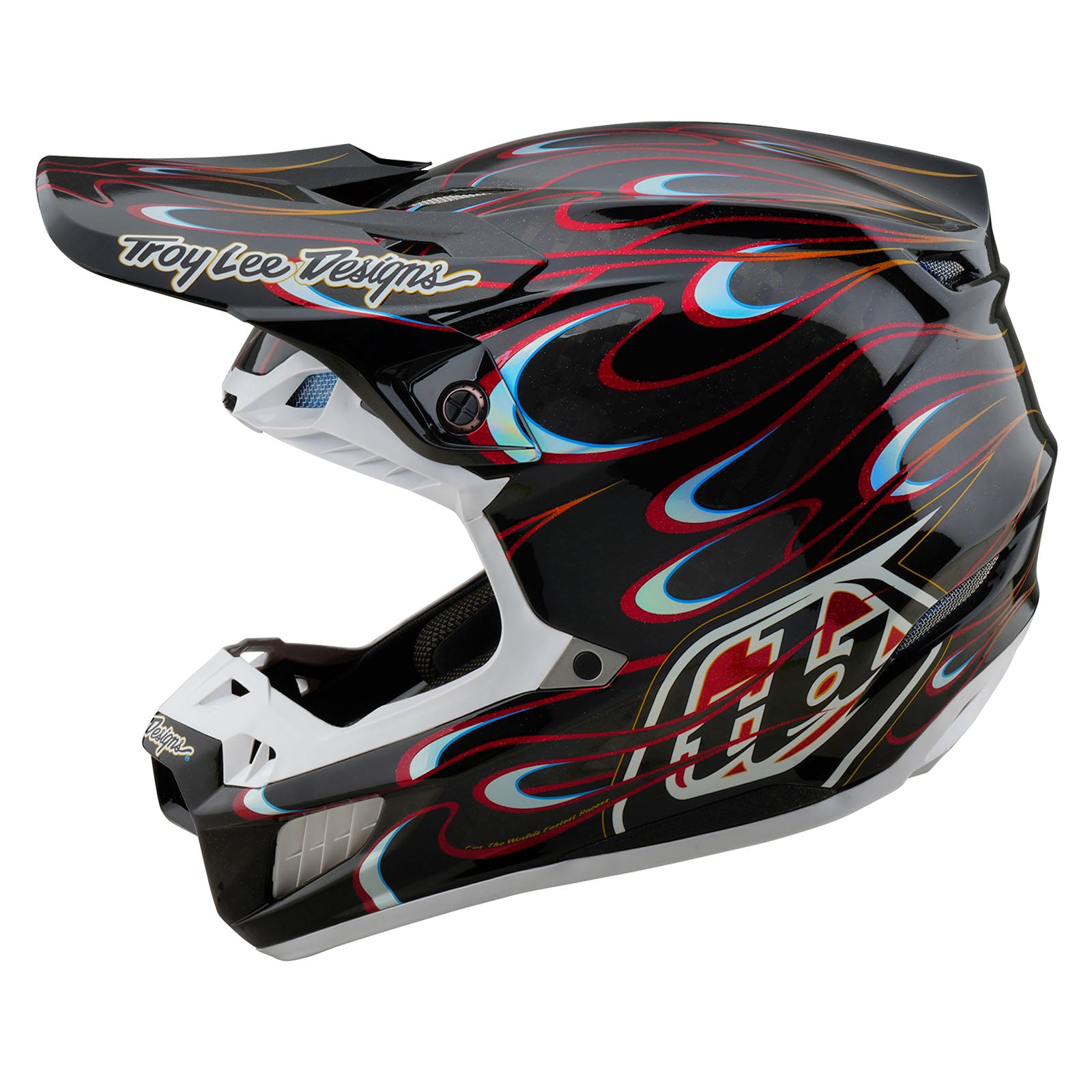 SE5 Carbon Helmet Torched Black / Red – Troy Lee Designs