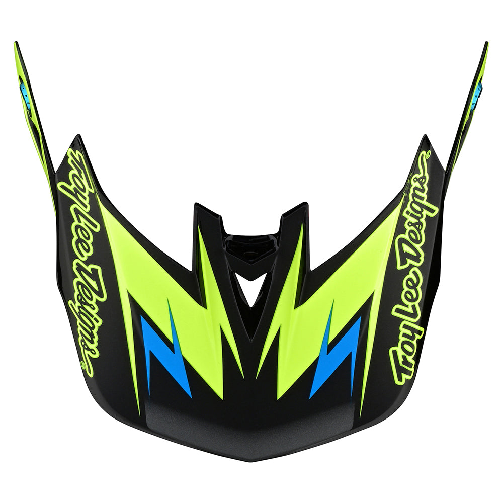D4 Visor Volt Black / Flo Yellow – Troy Lee Designs