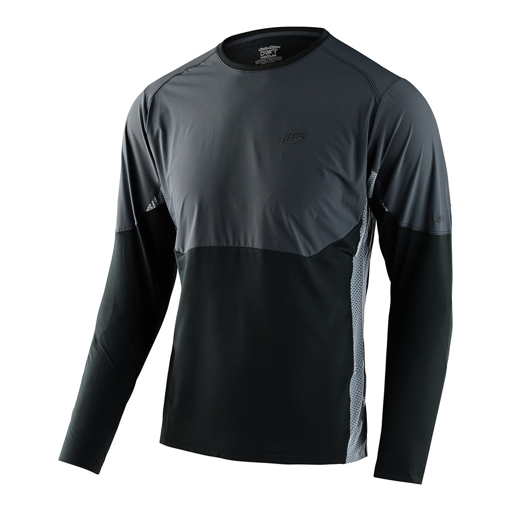 Drift LS Jersey Solid Dark Charcoal – Troy Lee Designs