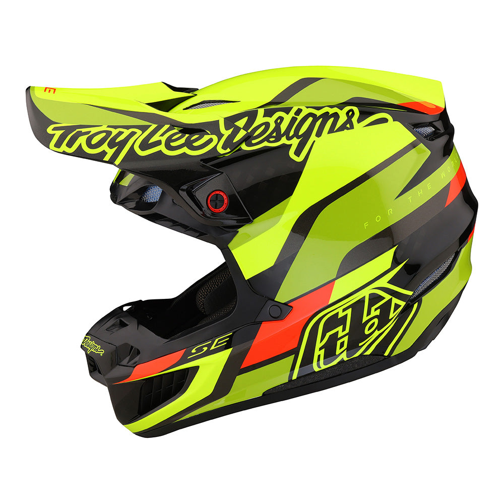 Black And Yellow Dirt Bike Helmet XFMT Unisex Motocross Helmet Off