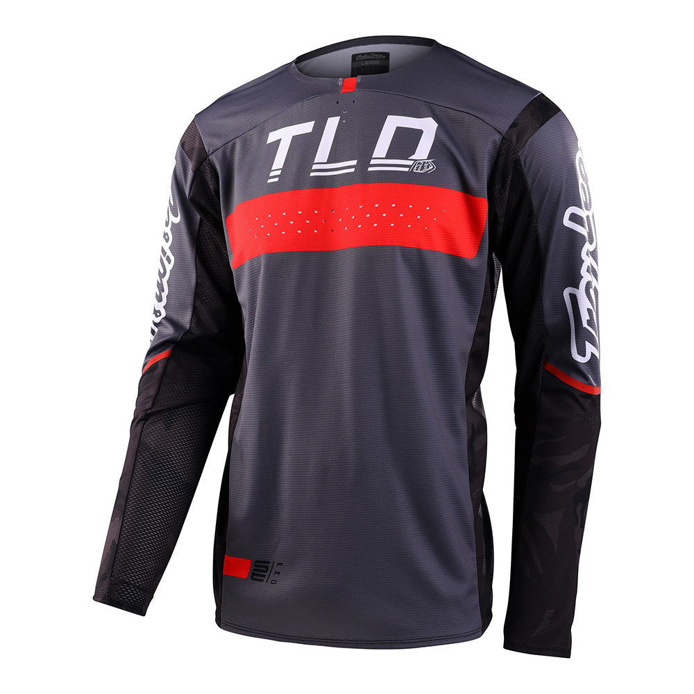 SE Pro Jersey Grid Camo Black Gray – Troy Lee Designs