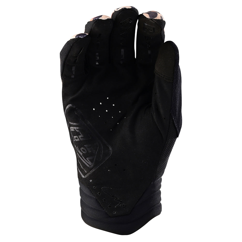 Womens Luxe Glove Leopard Bronze