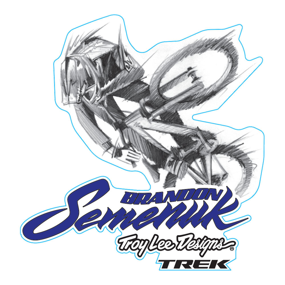 Sticker Semenuk Blue – Troy Lee Designs