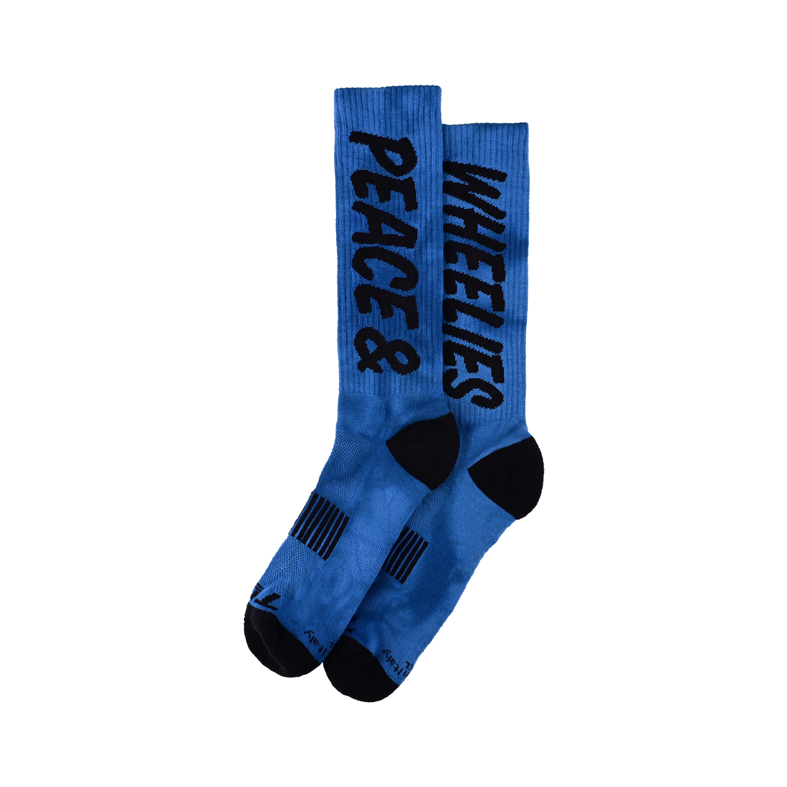 Mens Performance Socks Peace & Wheelies Cobalt
