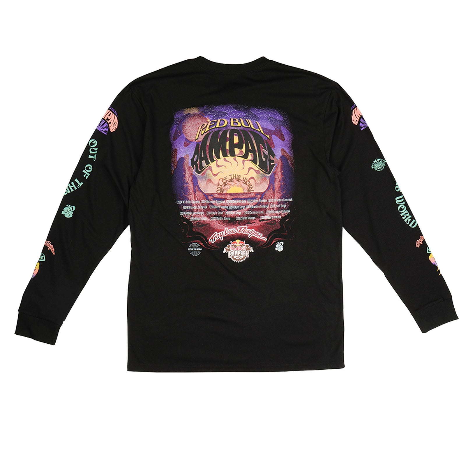 Long Sleeve Tee Troy Lee Designs X Red Bull Rampage Valley of Gods Bla