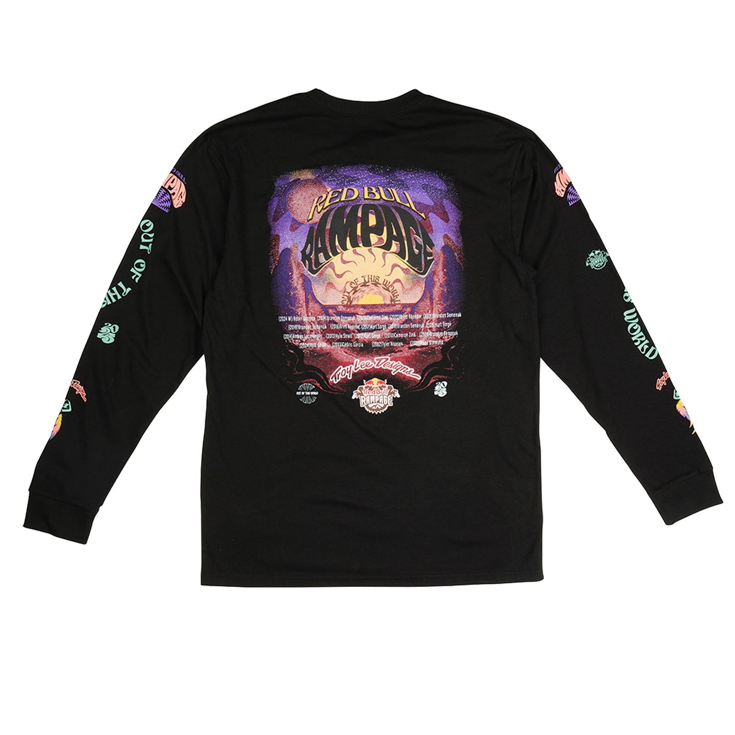 Long Sleeve Tee Troy Lee Designs X Red Bull Rampage Valley of Gods Black