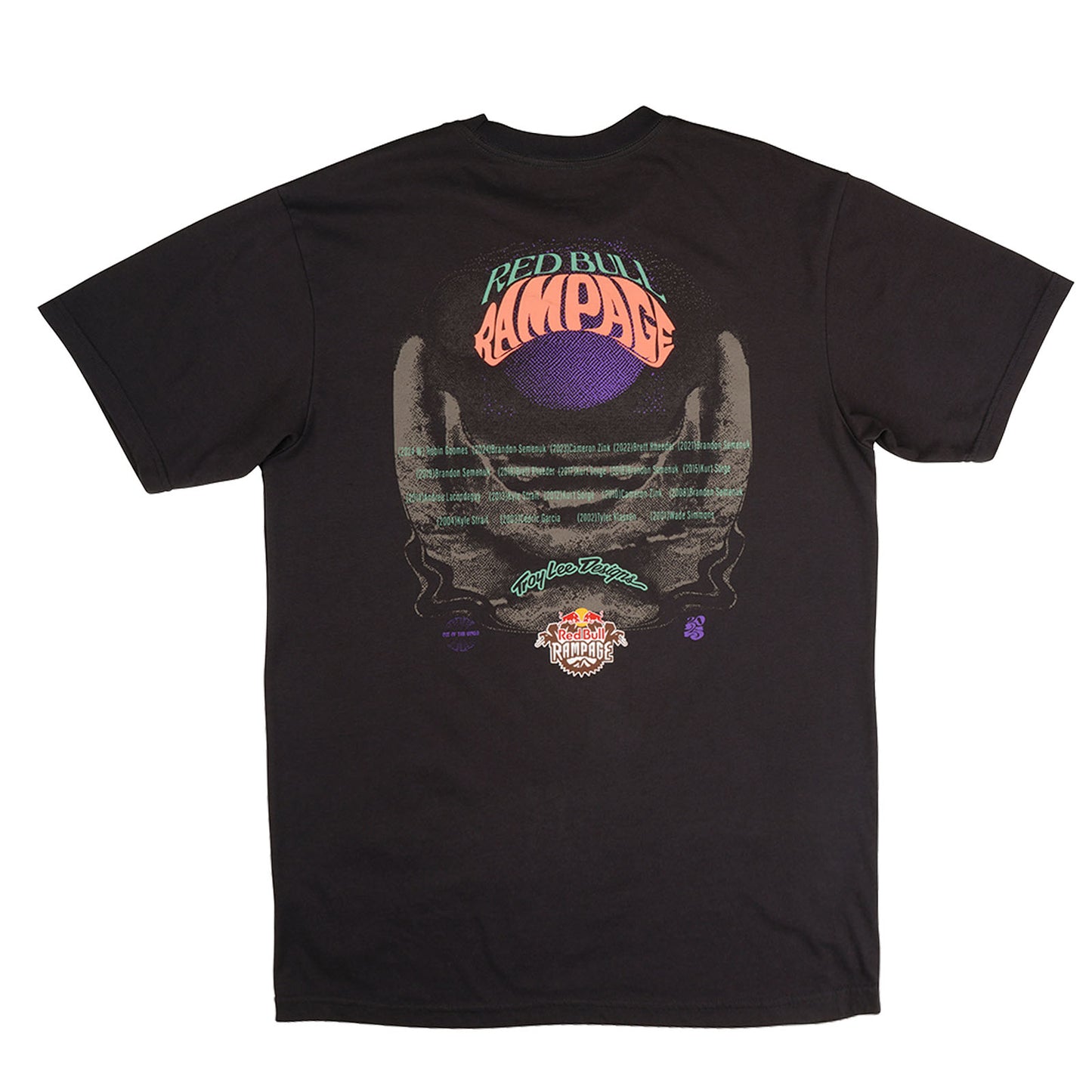 Short Sleeve Tee Troy Lee Designs X Red Bull Rampage Intergalactic Coal