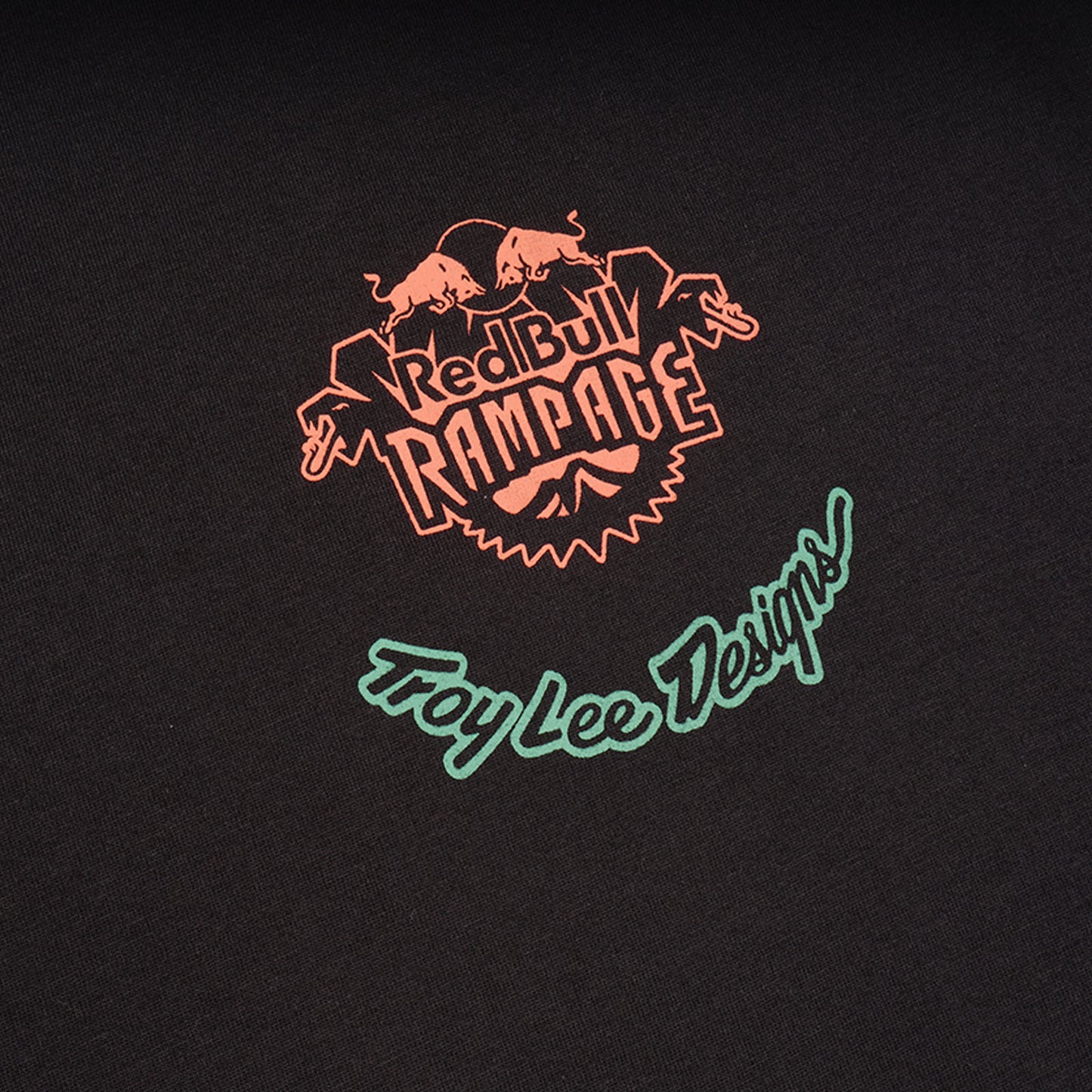 Short Sleeve Tee Troy Lee Designs X Red Bull Rampage Intergalactic Coal