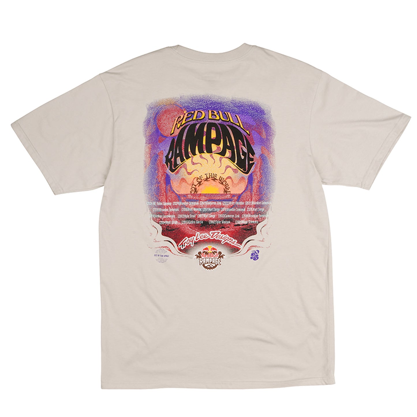 Short Sleeve Tee Troy Lee Designs X Red Bull Rampage Valley of Gods Bone