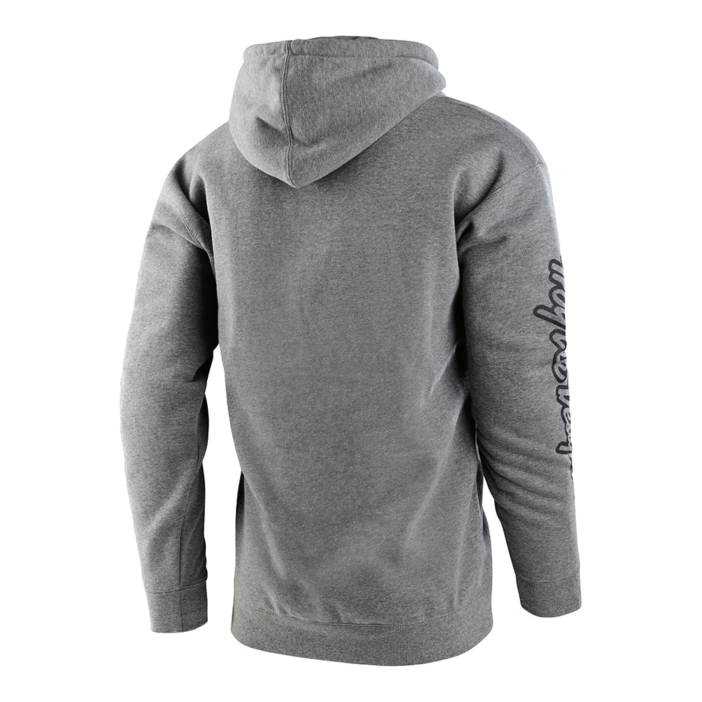Pullover Hoodie Cropped Badge Gunmetal Heather – Troy Lee Designs
