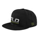 Flat Bill Snapback Speed Black