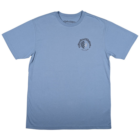 Short Sleeve Tee Worldwide Dusty Blue