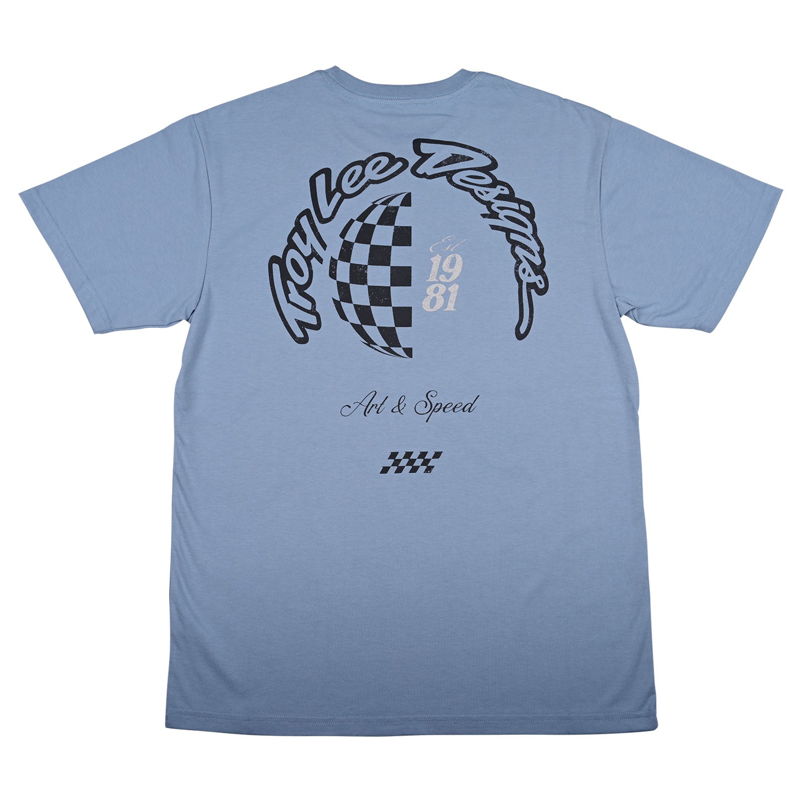 Short Sleeve Tee Worldwide Dusty Blue – Troy Lee Designs