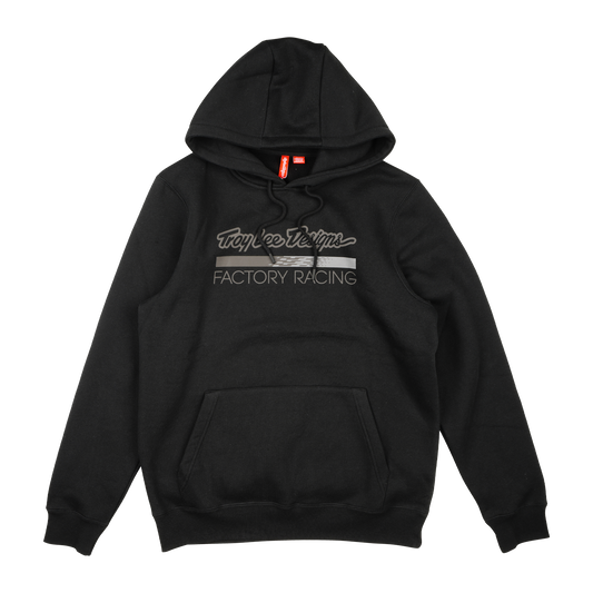 Pullover Hoodie Troy Lee Designs Factory Racing Black / Reflective