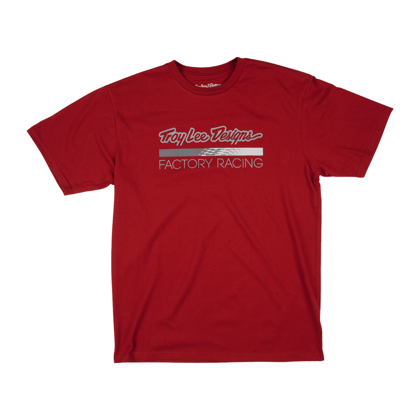 Short Sleeve Tee Troy Lee Designs Factory Racing Burgundy