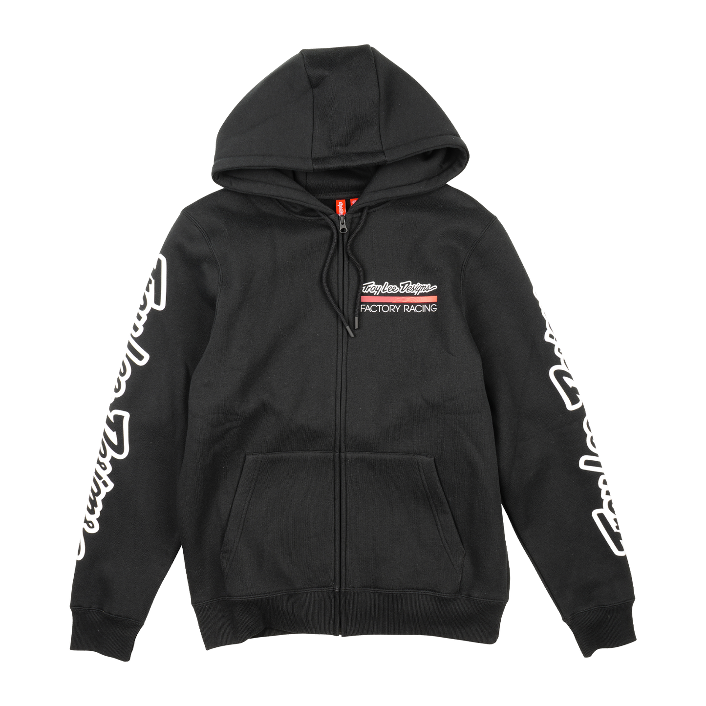 Zip up Hoodie Troy Lee Designs Factory Racing Black / Red