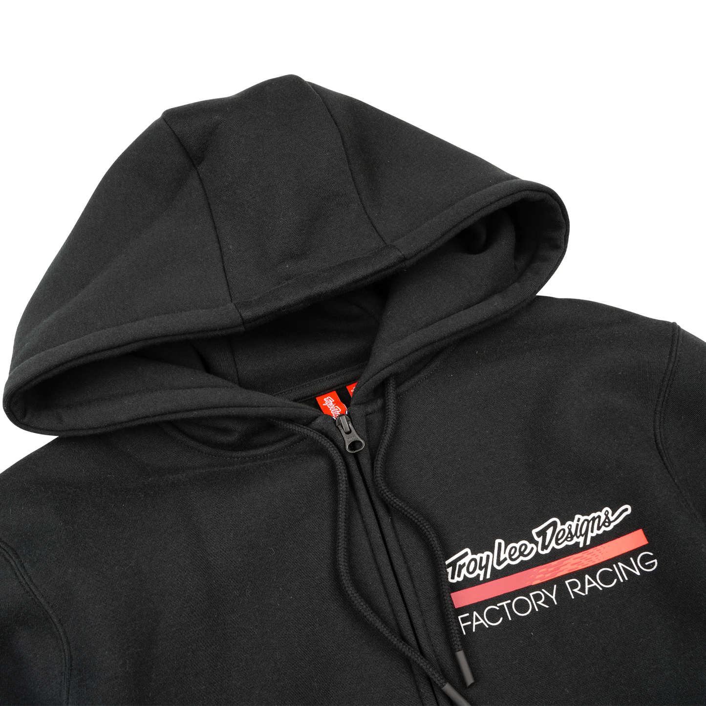Zip up Hoodie Troy Lee Designs Factory Racing Black / Red