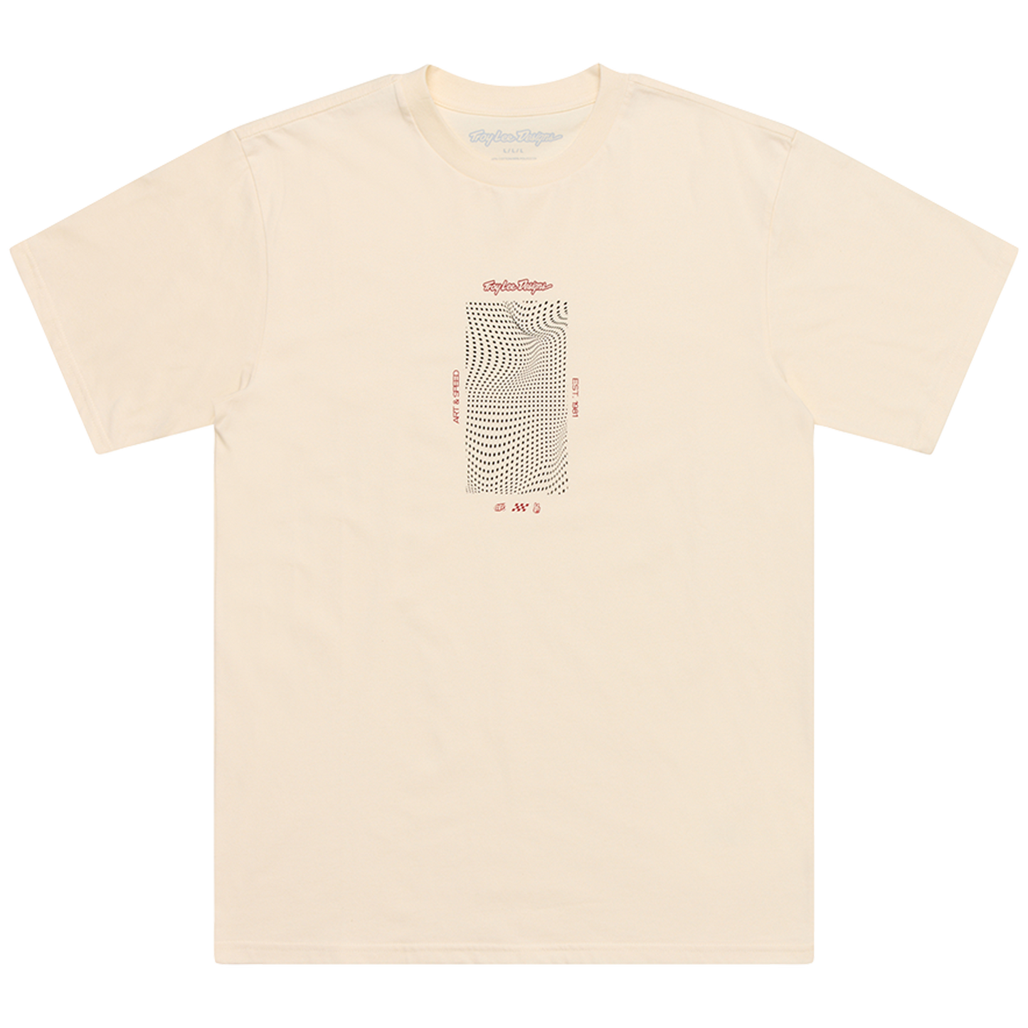 Short Sleeve Tee Boxed Out Vintage White