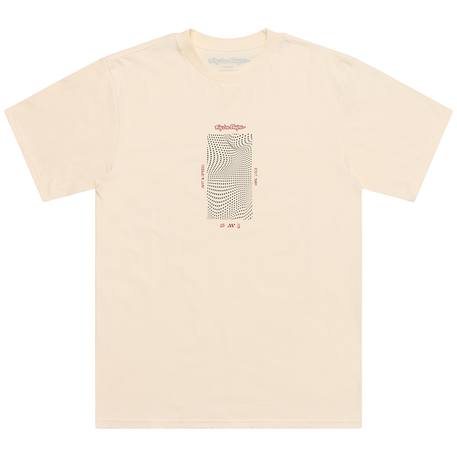 Short Sleeve Tee Boxed Out Vintage White