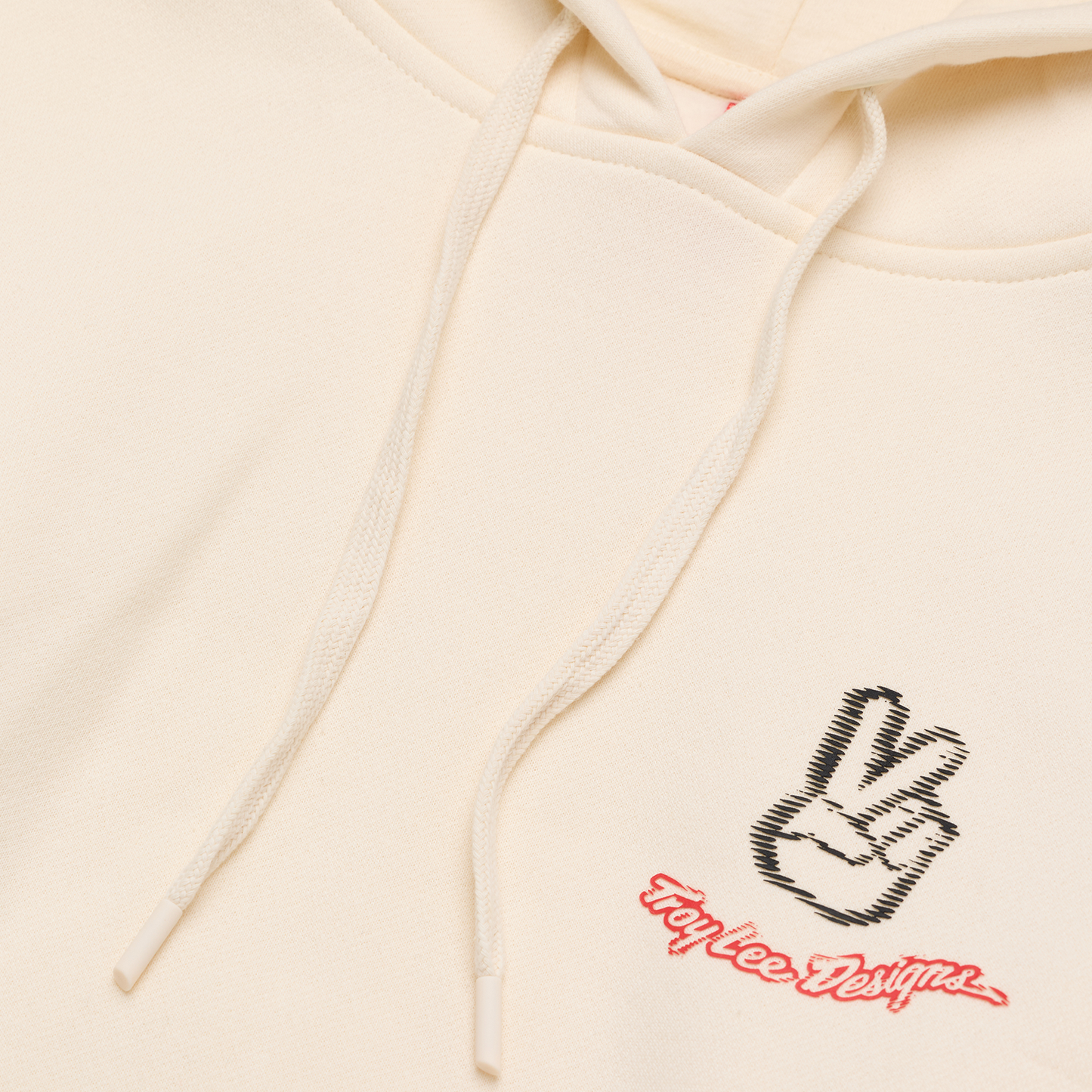 Womens Pullover Peace Out Vintage White