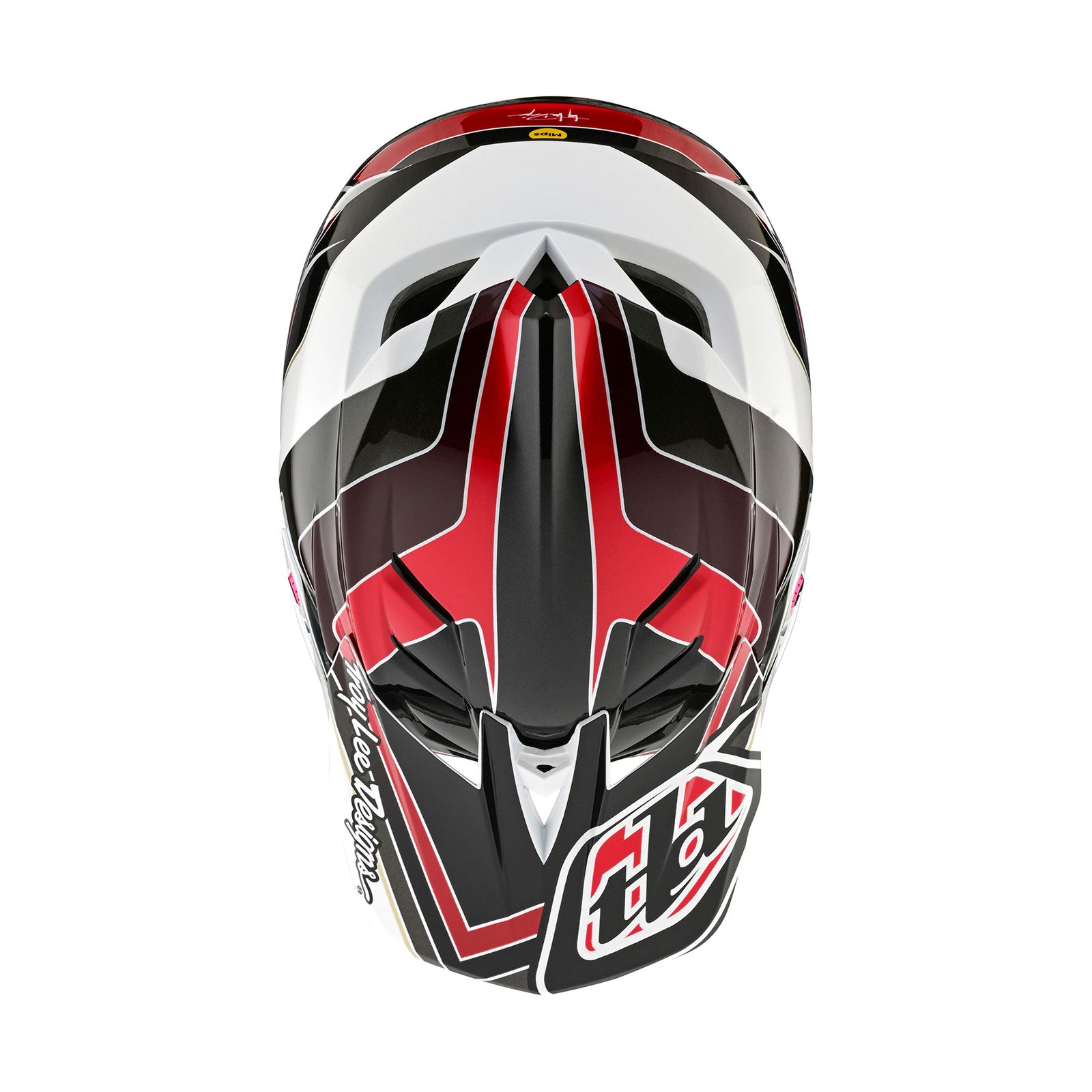 D4 Polyacrylite Helmet Block Charcoal / Red – Troy Lee Designs