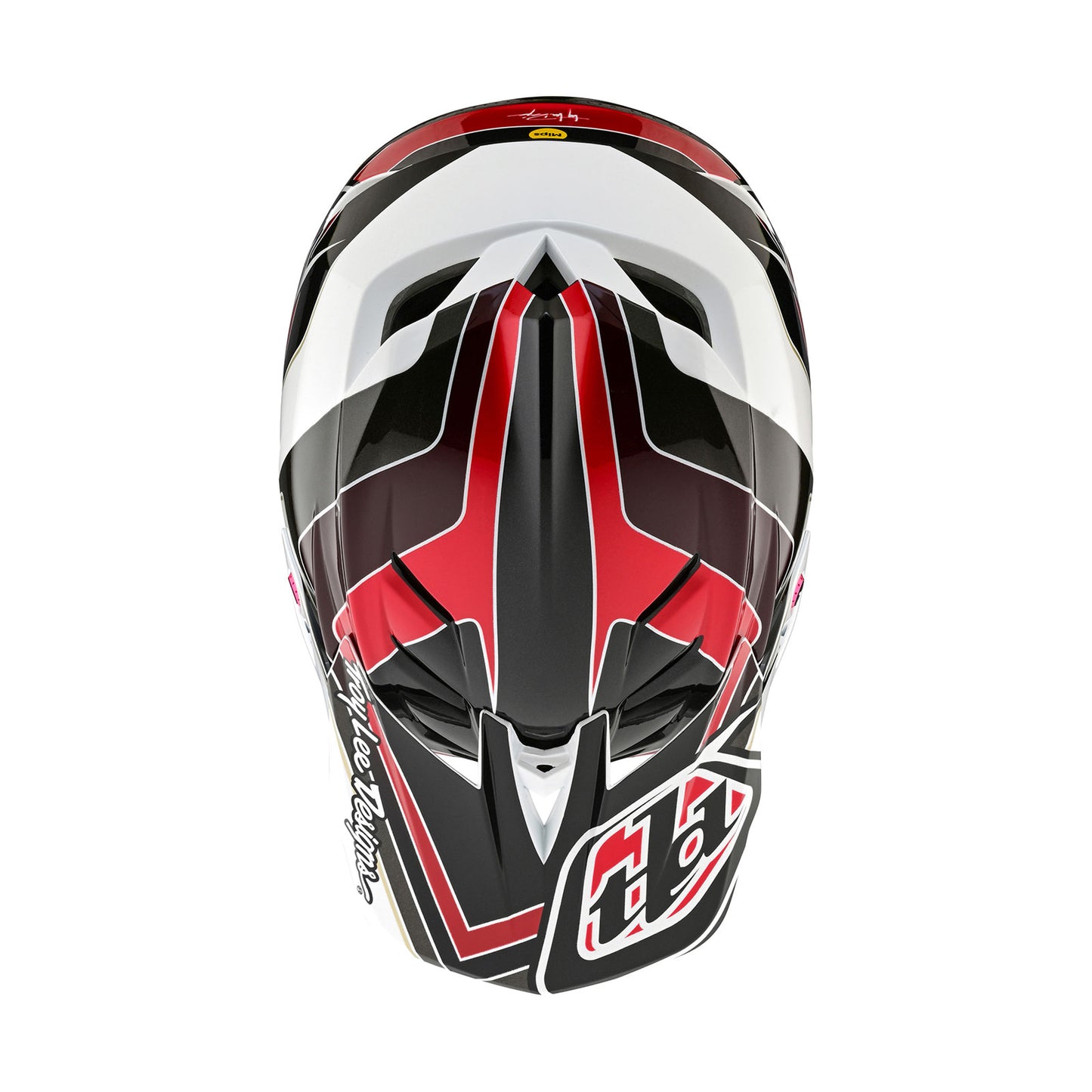D4 Polyacrylite Helmet Block Charcoal / Red
