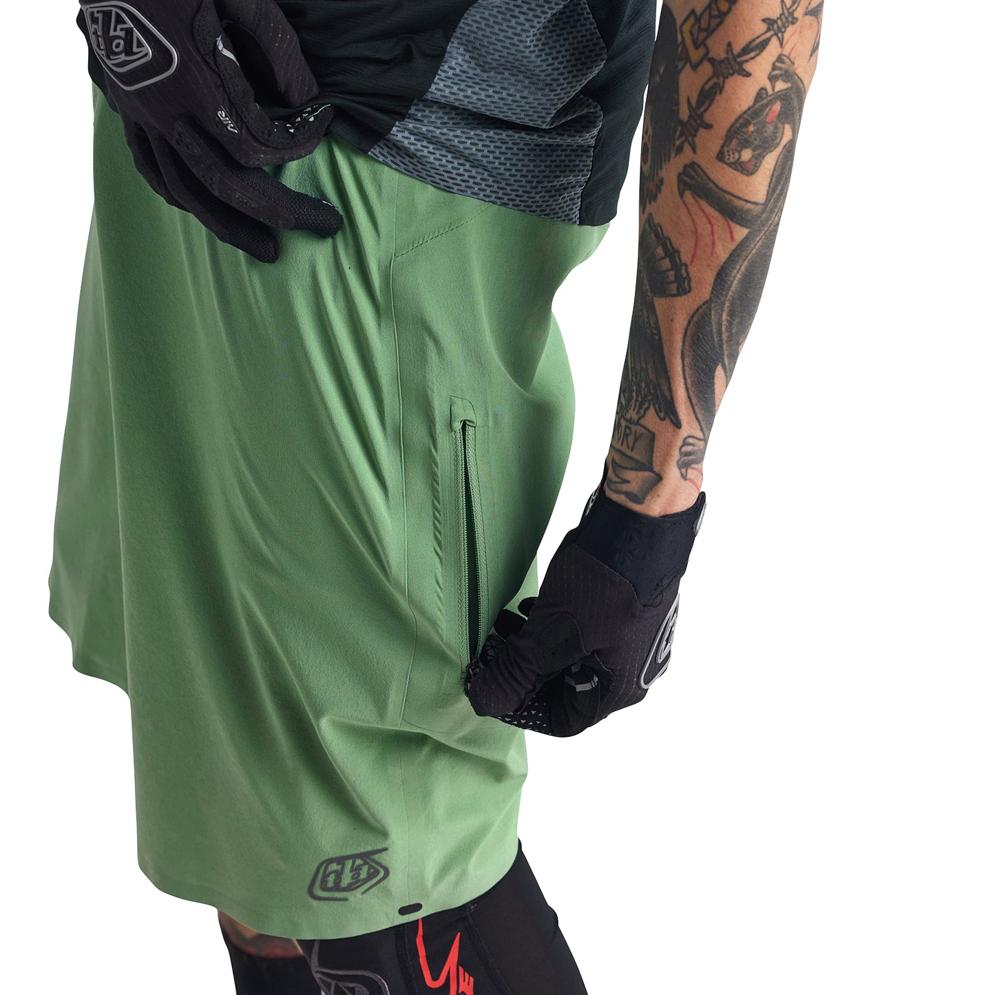 Drift Short Shell Solid Glass Green