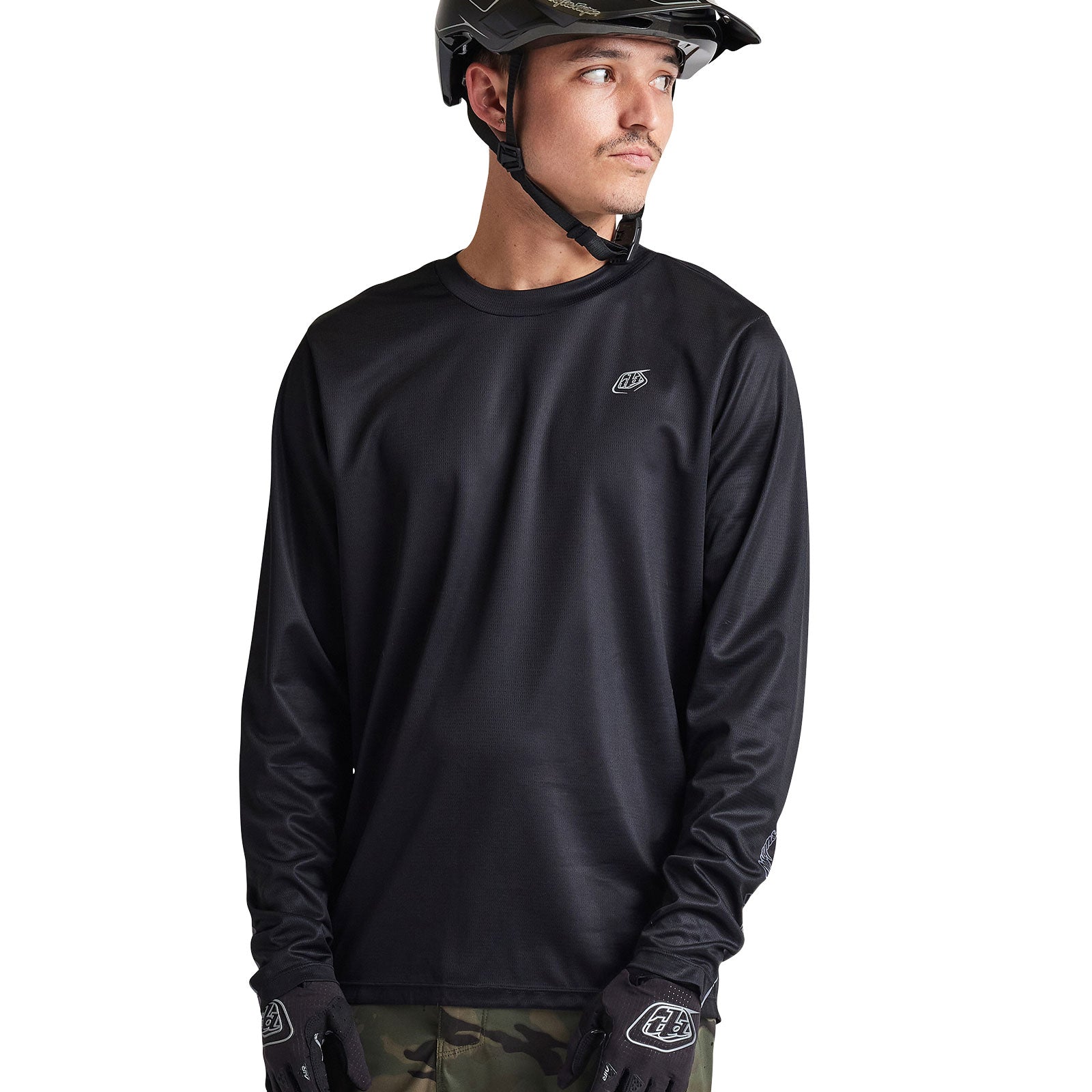 Flowline LS Jersey, Solid Black | Troy Lee Designs®