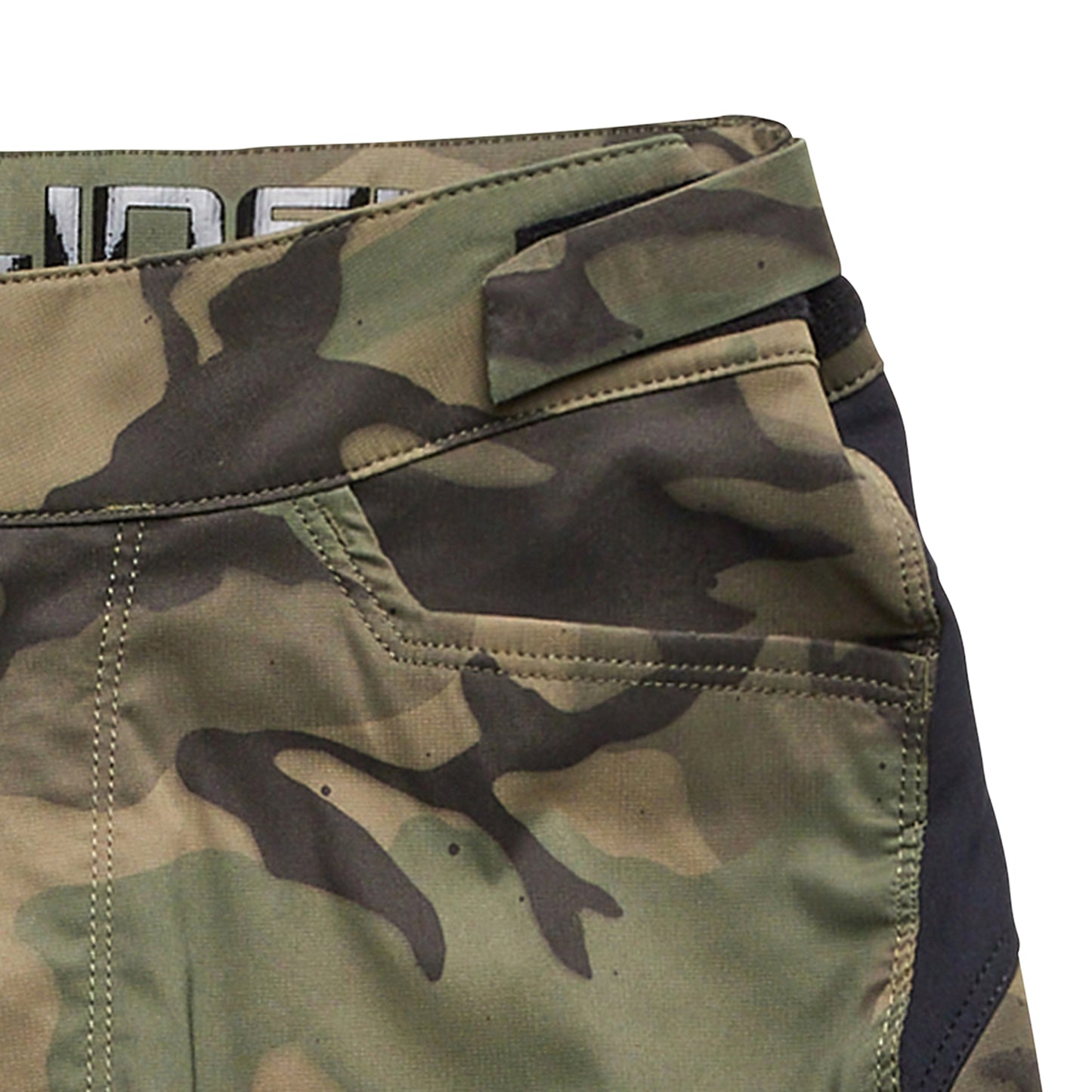 Youth Flowline Short No Liner Spray Camo Army