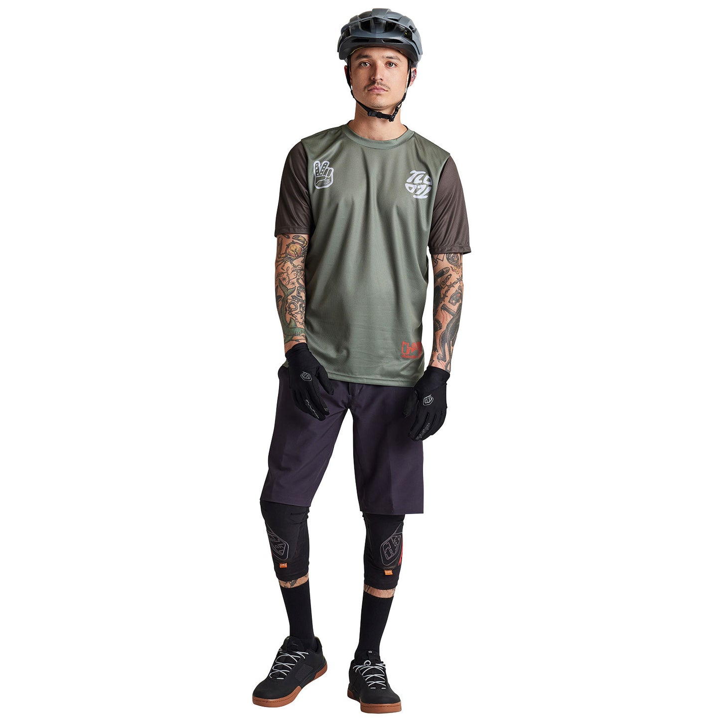 Flowline SS Jersey Flipped Olive