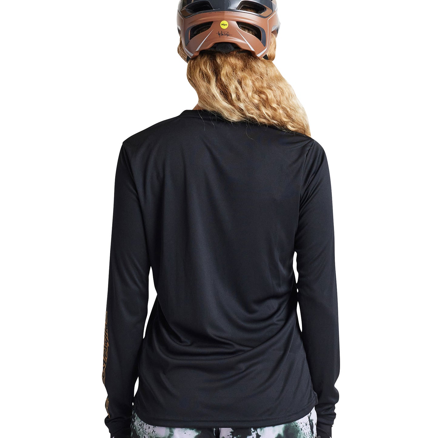 Womens Lilium LS Jersey Solid Black